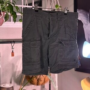 DENALI Mens Cargo Shorts Gray Size 34 Utility Outdoor Hiking Workwear